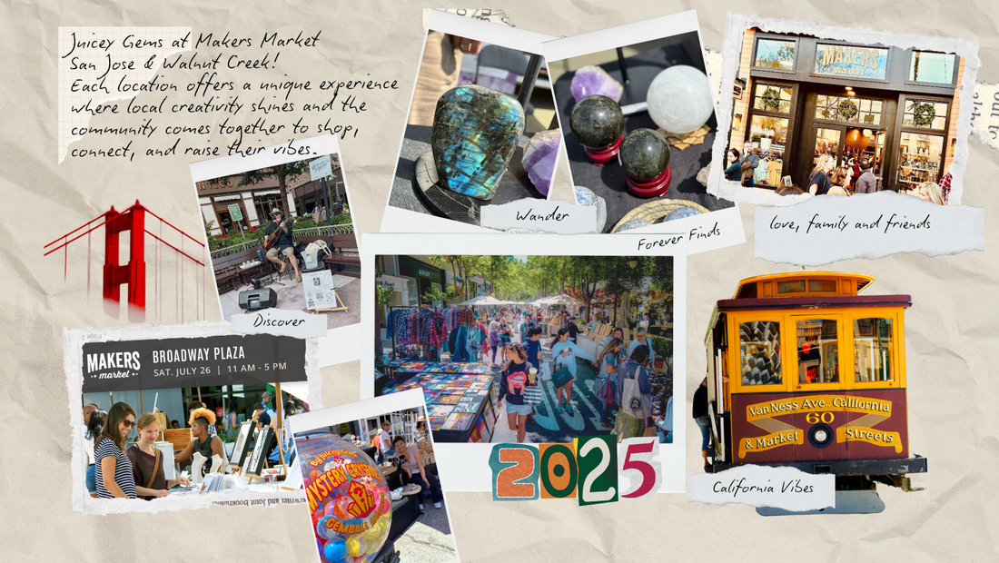 Spend a Sparkly Saturday with Juicey Gems at Makers Market!