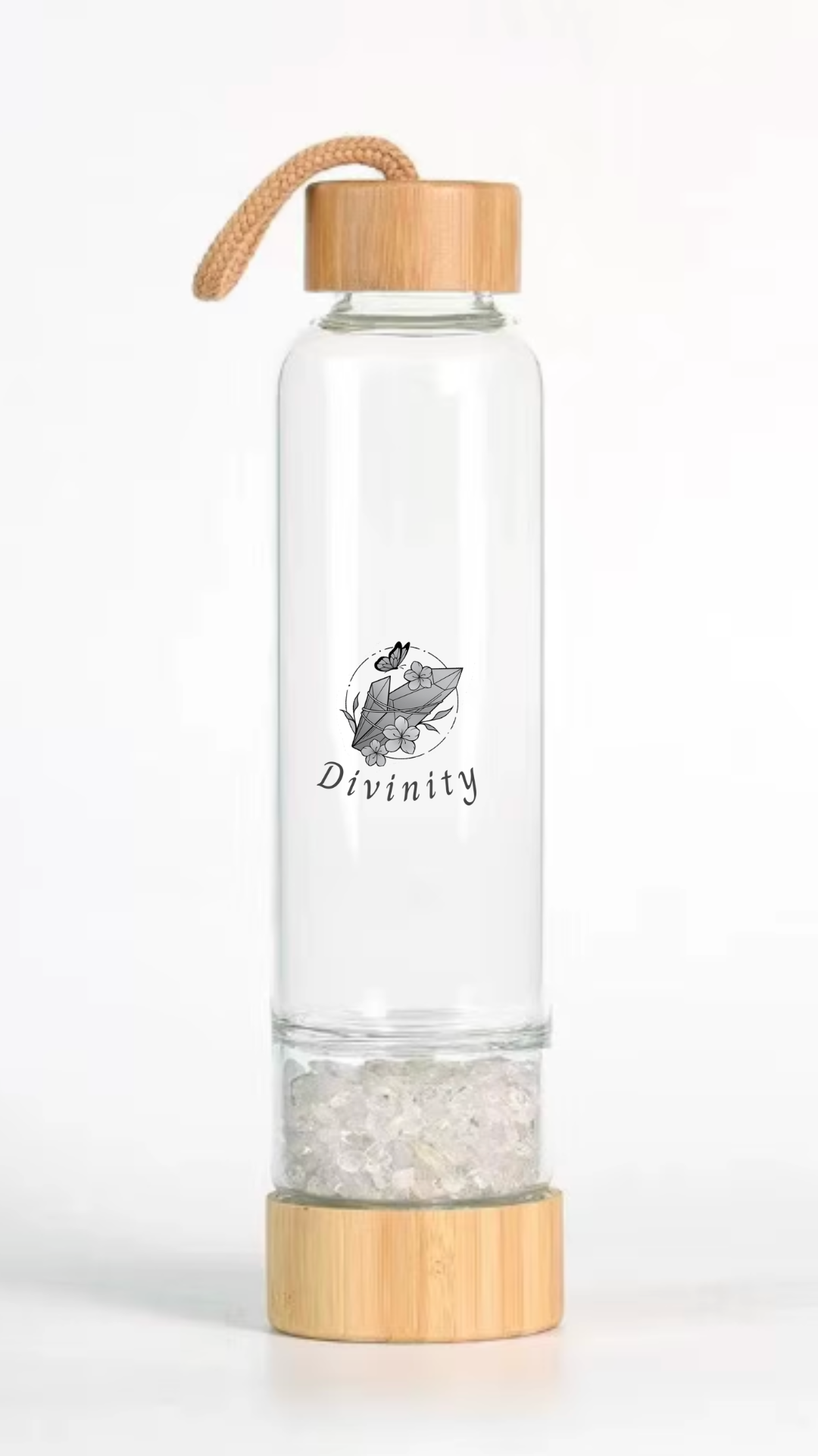 AMETHYST Crystal Elixir Water Bottles