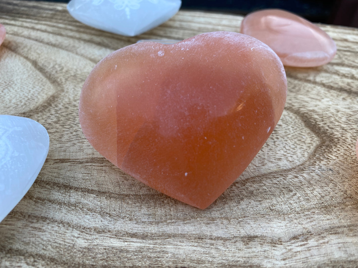 Selenite Hearts