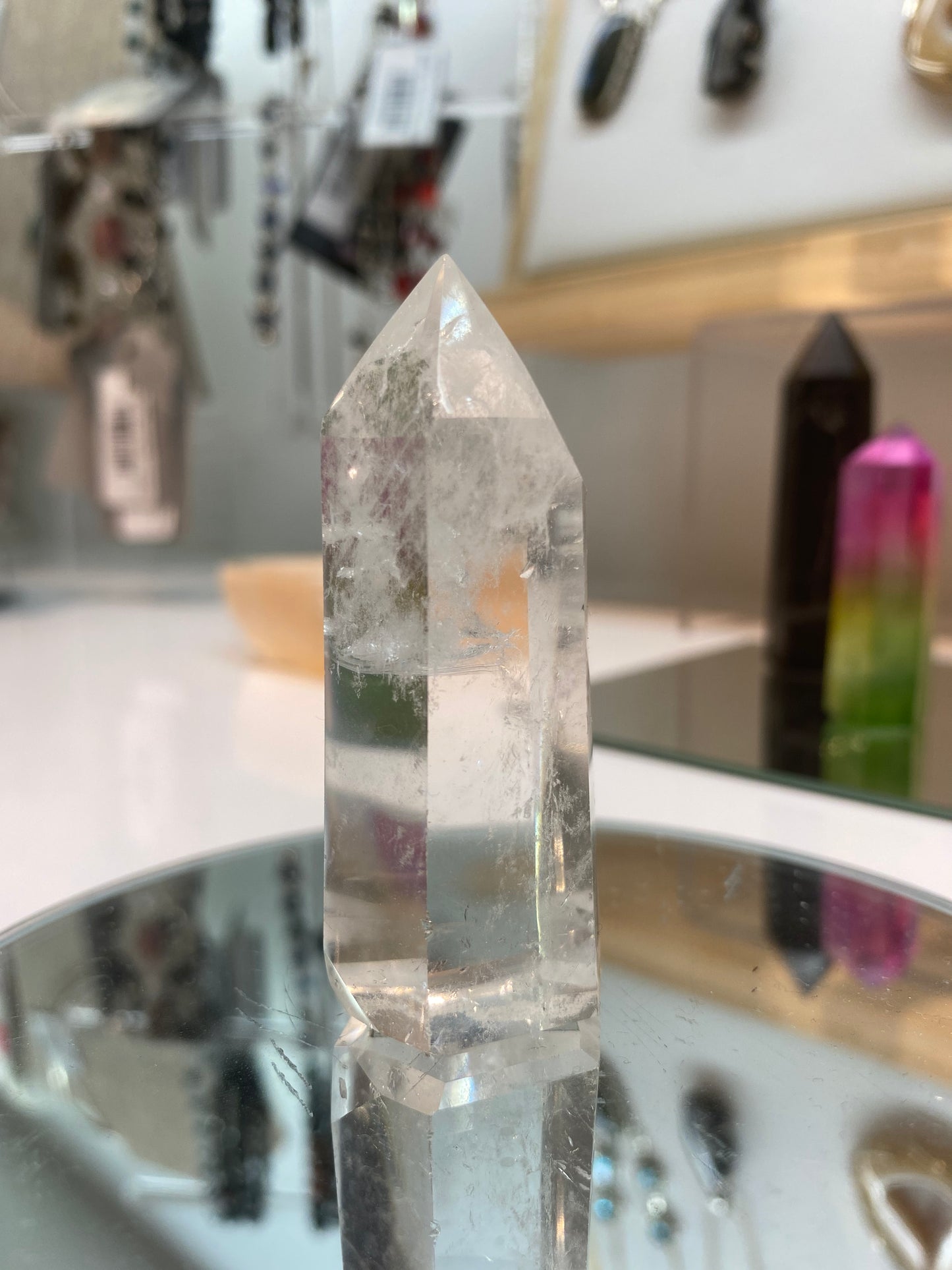 Clear Quartz Obelisk