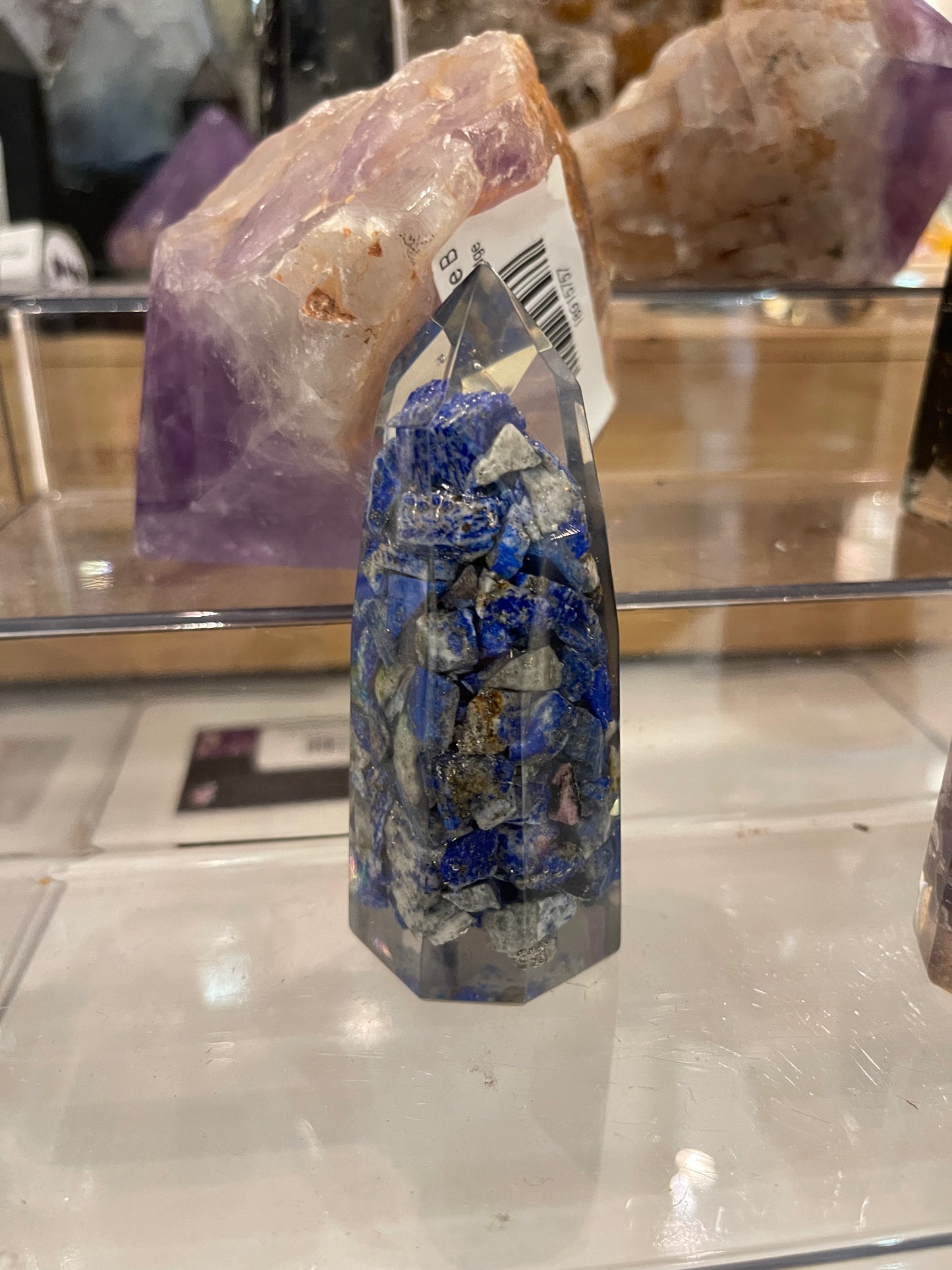 Crystal Obelisk in Resin