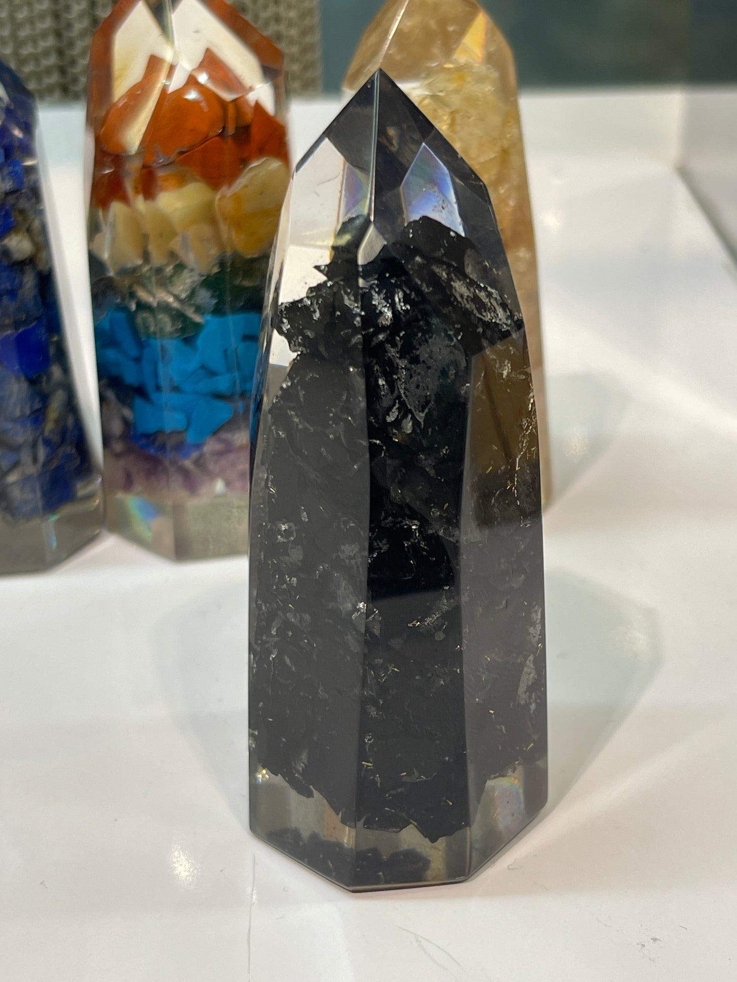 Crystal Obelisk in Resin