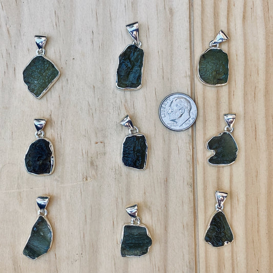 Moldavite Bezel Pendant