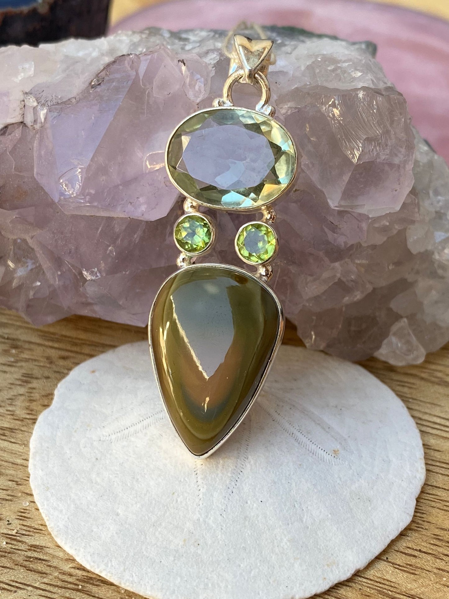 Jasper, Peridot, Green Quartz