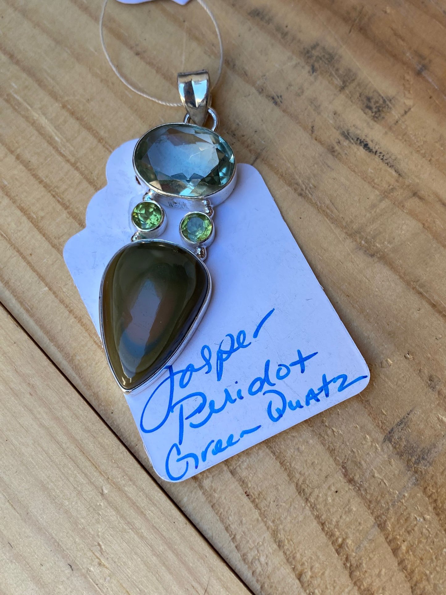 Jasper, Peridot, Green Quartz