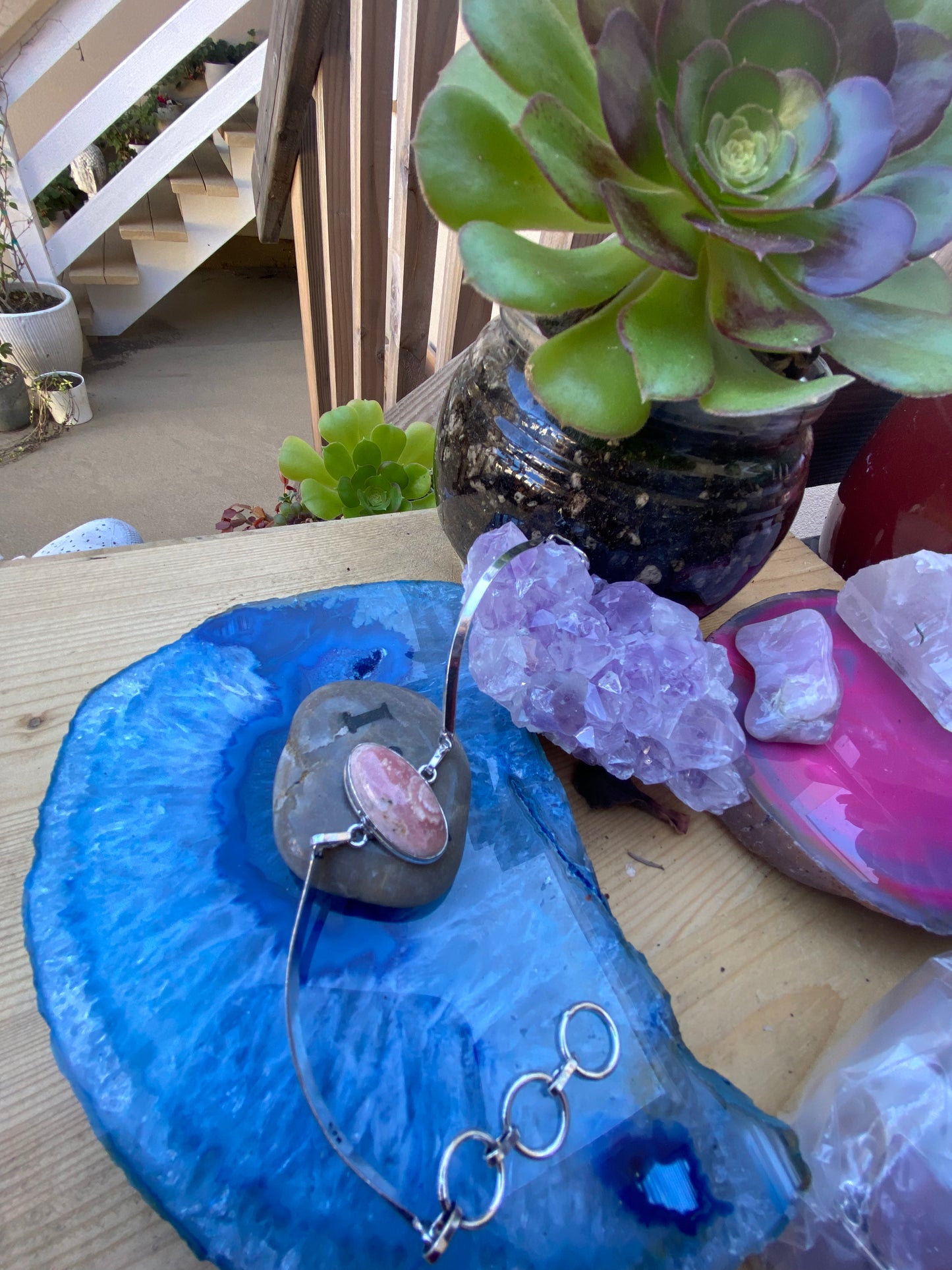 Rhodochrosite Bracelet