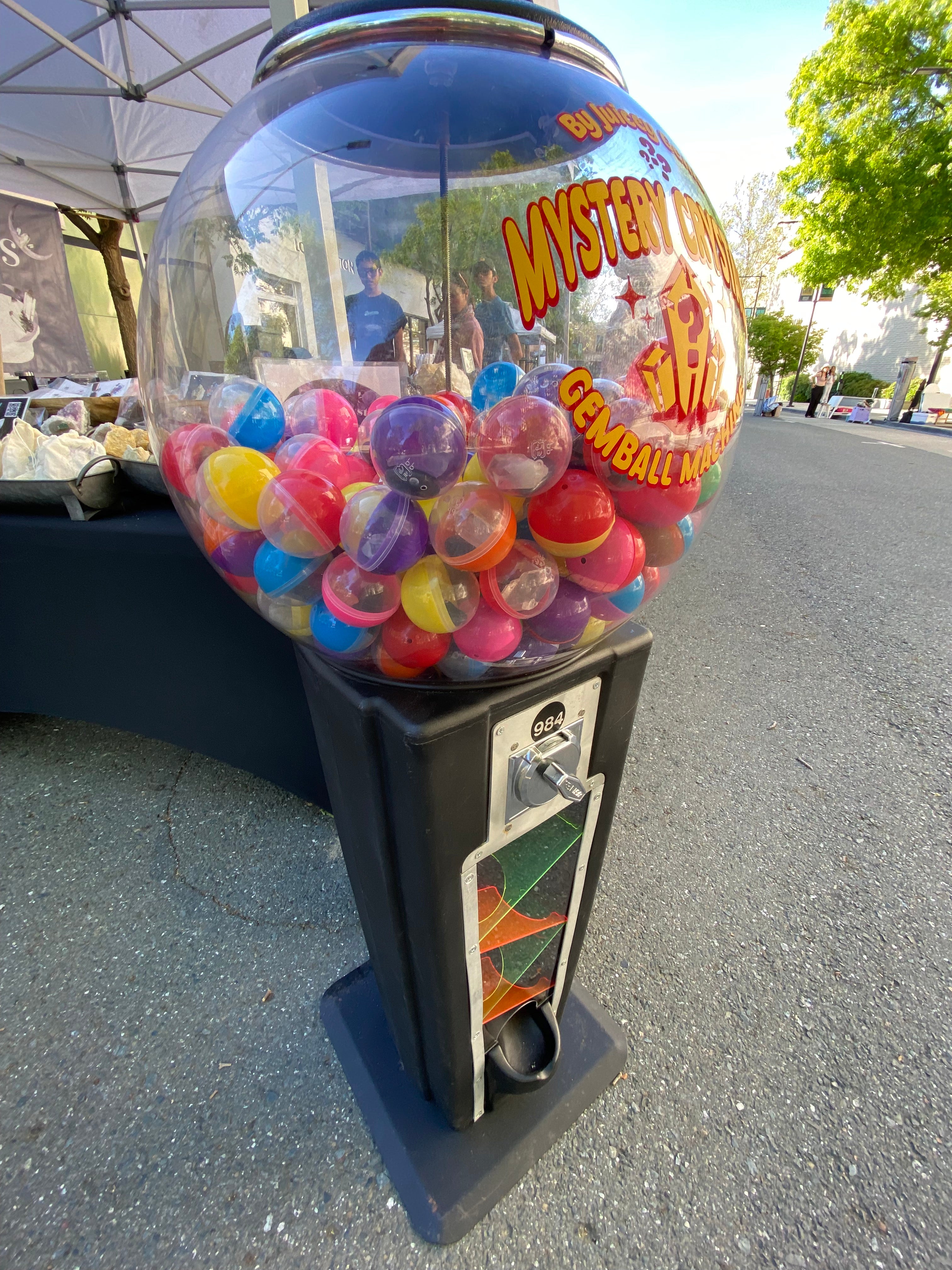 Mystery Crystal Gemball Machine