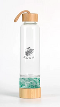 GREEN AVENTURINE ~ SUCCESS Crystal Elixir Water Bottles