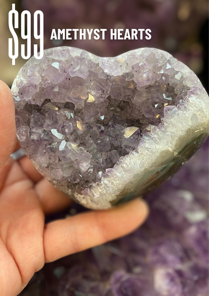 Amethyst Hearts