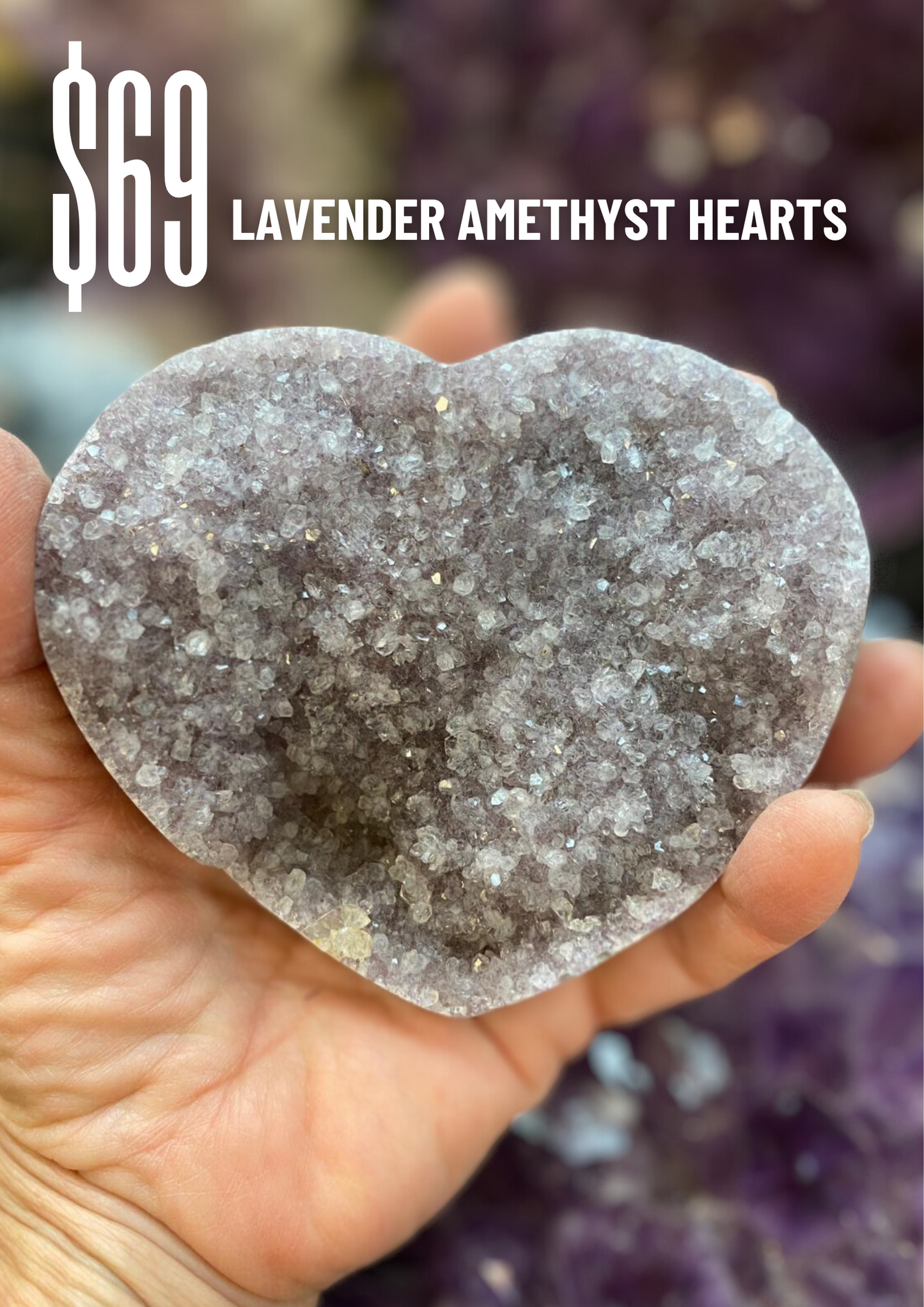 Amethyst Hearts