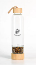 TIGER EYE ~ COURAGE Crystal Elixir Water Bottles