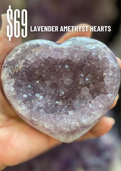 Amethyst Hearts