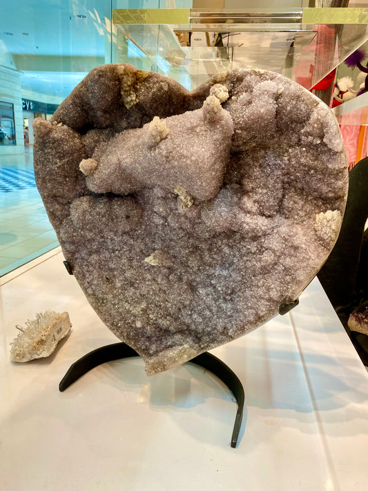 Amethyst Purple Heart Museum Piece