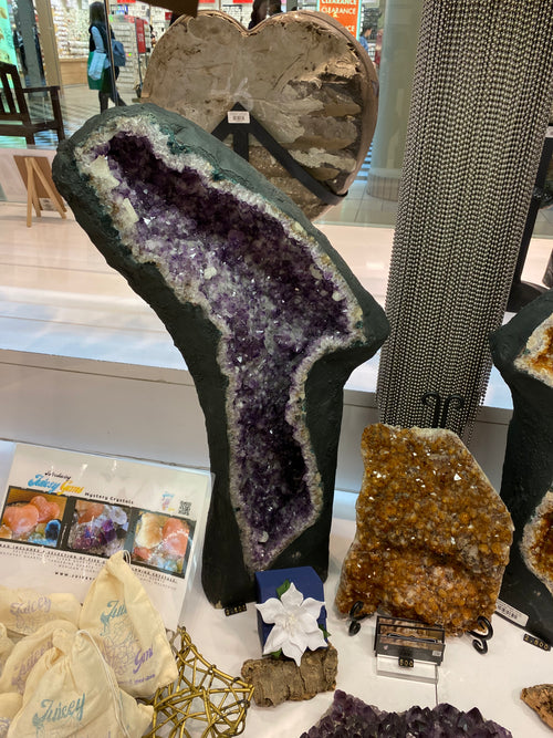 Amethyst & Citrine Angel Wings