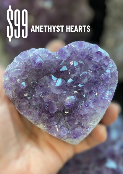 Amethyst Hearts