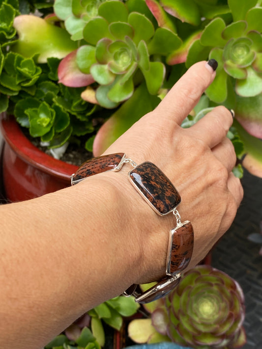 Mahogany Obsidian Bracelet