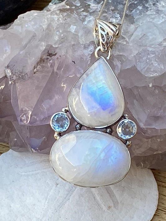 Moonstone & Blue Quartz