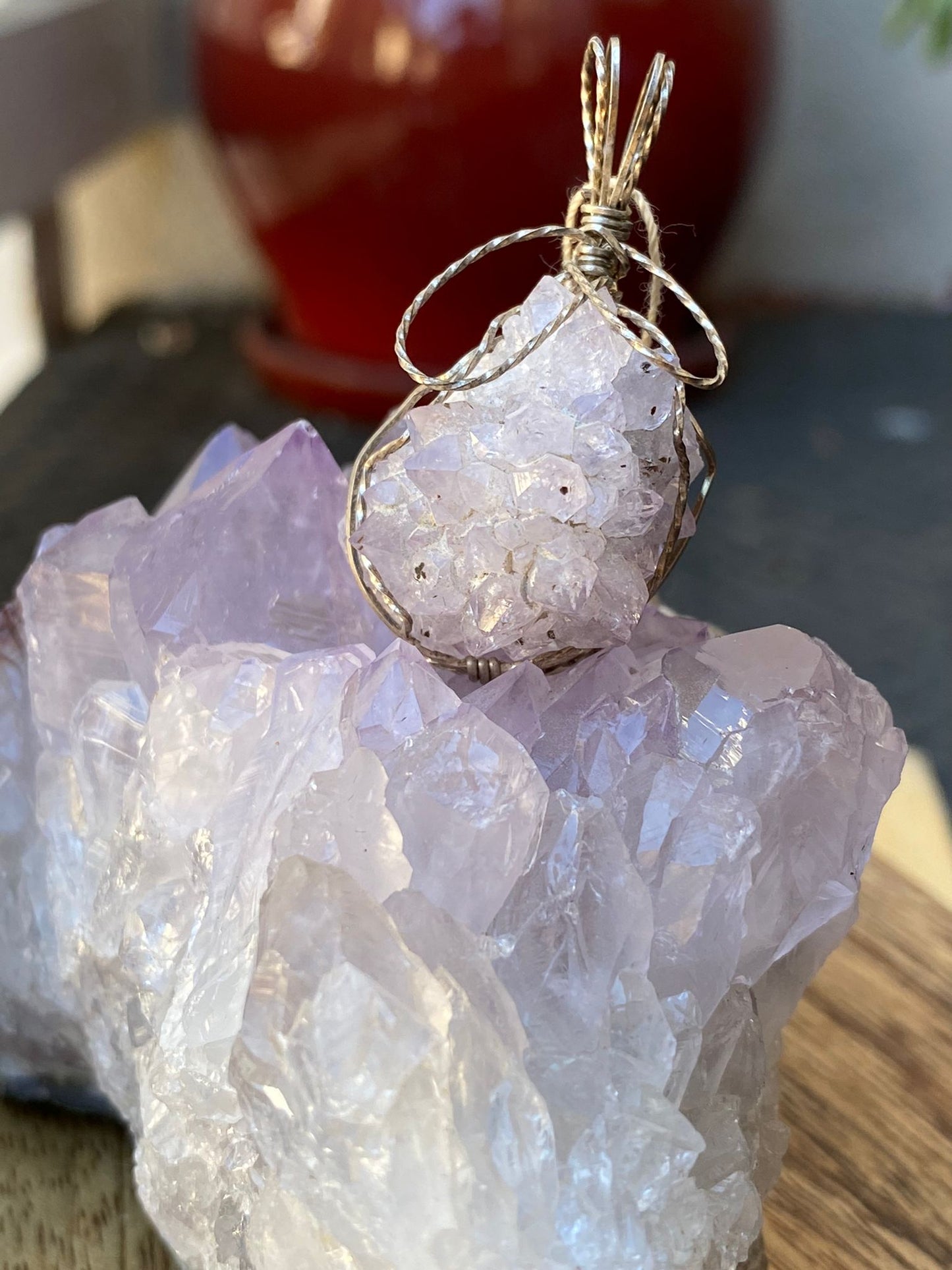 Amethyst pendants