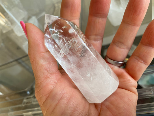 Clear Quartz Obelisk