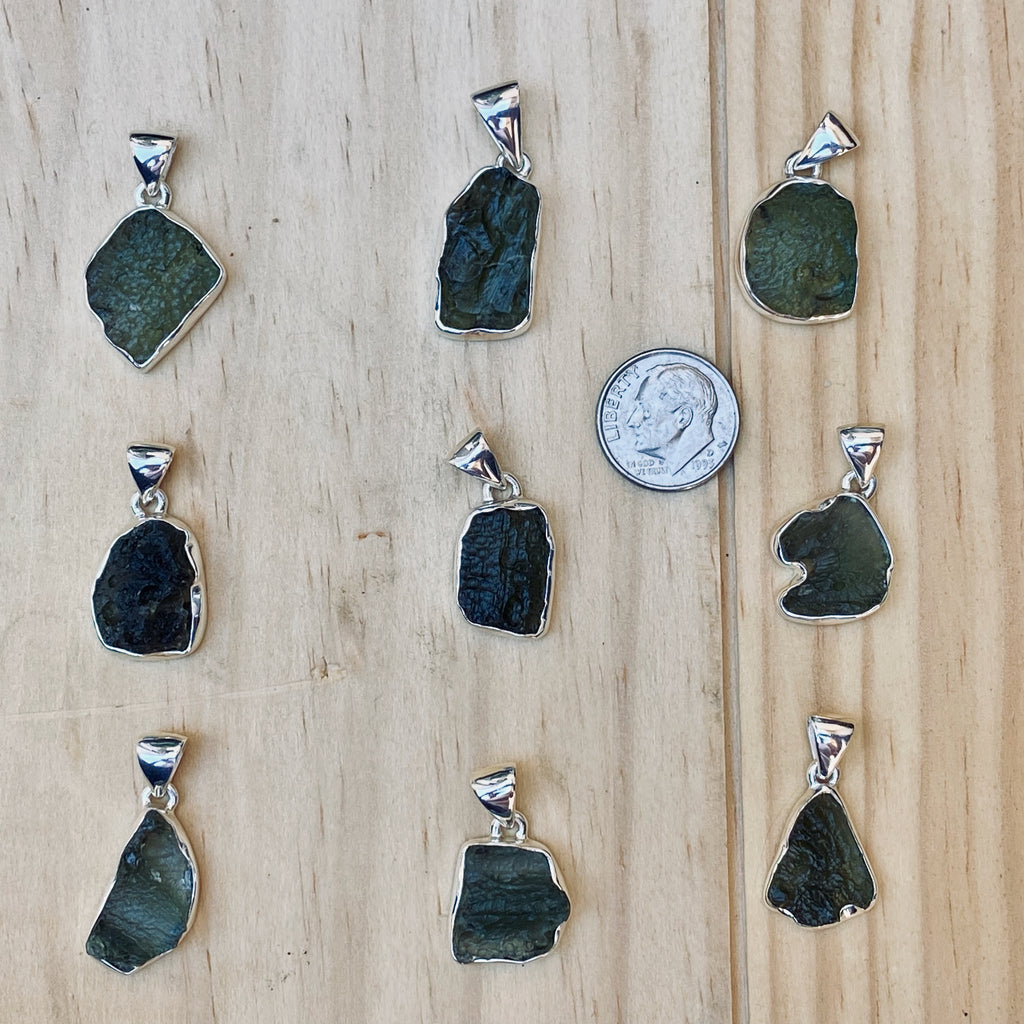 Moldavite Bezel Pendant