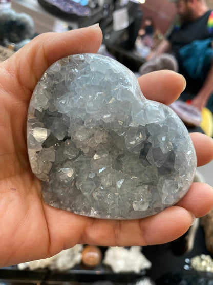 Celestite hearts