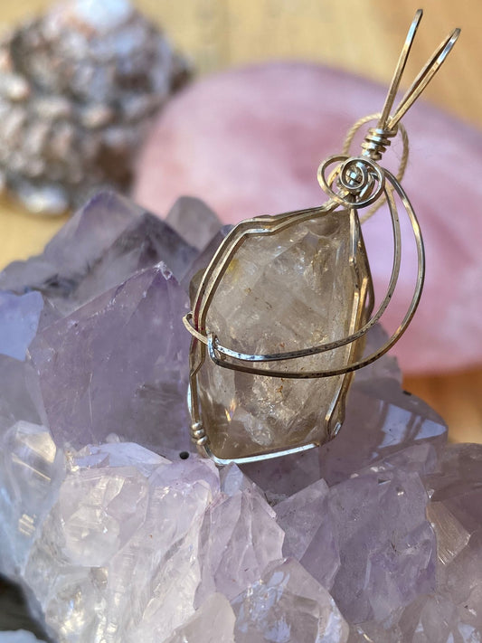 Clear Quartz pendants