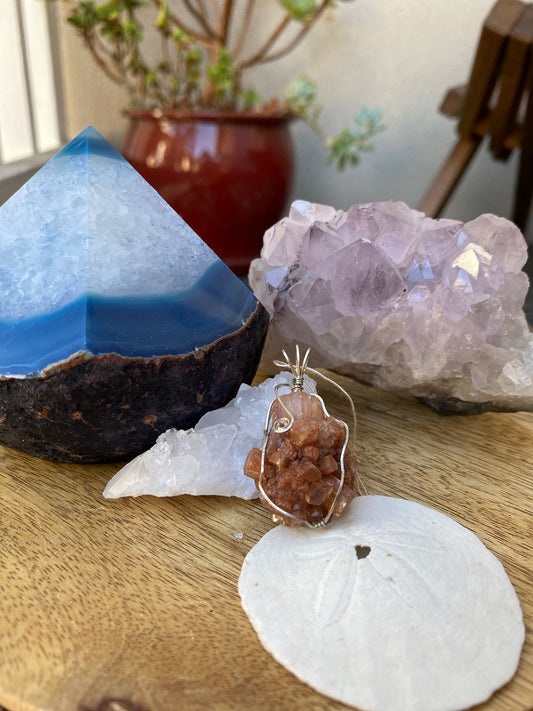 Aragonite Pendant