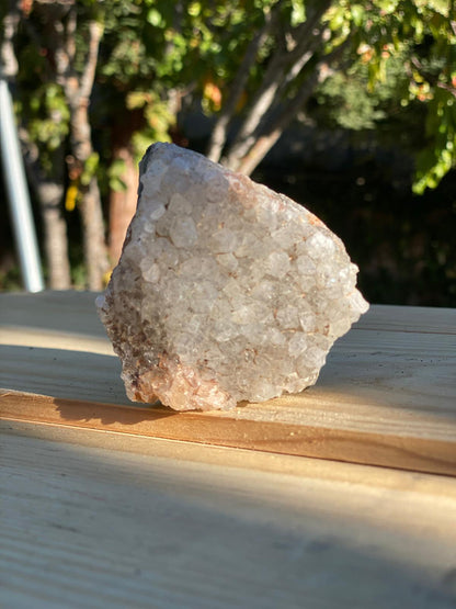 Amethyst Quartz Palm Cluster - Raw Edge