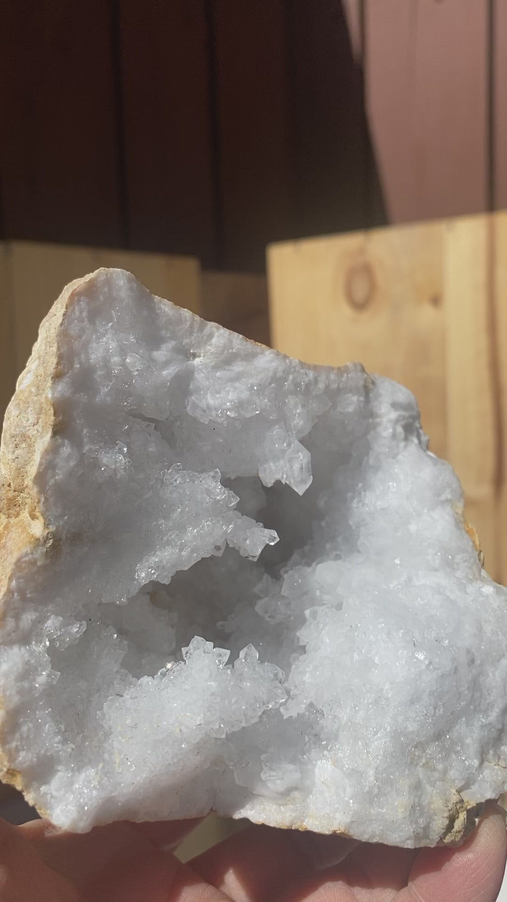 Geode Quartz Crystal Large