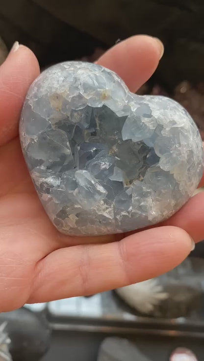 Celestite hearts